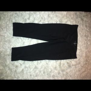 Adidas Mid-Rise Black Crop Leggings